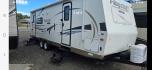 2013 White Forest River Flagstaff , located at 923 US HWY 87 E., Billings, MT, 59101, (406) 245-0456, 45.795788, -108.451881 - Half ton towable Bumper pull toy hauler, Front queen walk around bed, Rear Living room with 2 chairs, Auto awning, Auto jacks, Heated and enclosed underbelly, Booth dinette and couch both make into beds, Could sleep 6. Dry weight 5,676 lbs. We CERTIFY OUR USED INVENTORY!!!! John at 4062080659 - Photo#0