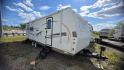 2013 White Forest River Flagstaff , located at 923 US HWY 87 E., Billings, MT, 59101, (406) 245-0456, 45.795788, -108.451881 - Half ton towable Bumper pull toy hauler, Front queen walk around bed, Rear Living room with 2 chairs, Auto awning, Auto jacks, Heated and enclosed underbelly, Booth dinette and couch both make into beds, Could sleep 6. Dry weight 5,676 lbs. We CERTIFY OUR USED INVENTORY!!!! John at 4062080659 - Photo#1