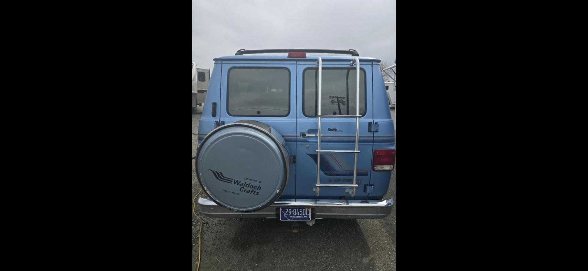 1995 Blue Chevy Conv Van , located at 923 US HWY 87 E., Billings, MT, 59101, (406) 245-0456, 45.795788, -108.451881 - Located in Billings MT $7,995 This van has three way driver's chair. Controls height and spins 360 degrees. Side ramp. Hand controls for brakes and gas. 140,370 miles. Runs and drives fabulous. Conversion Sierra by Waldoch. Auto windows doors locks tilt cruise. BRAND new tires. Jazzy 600 power wh - Photo#1