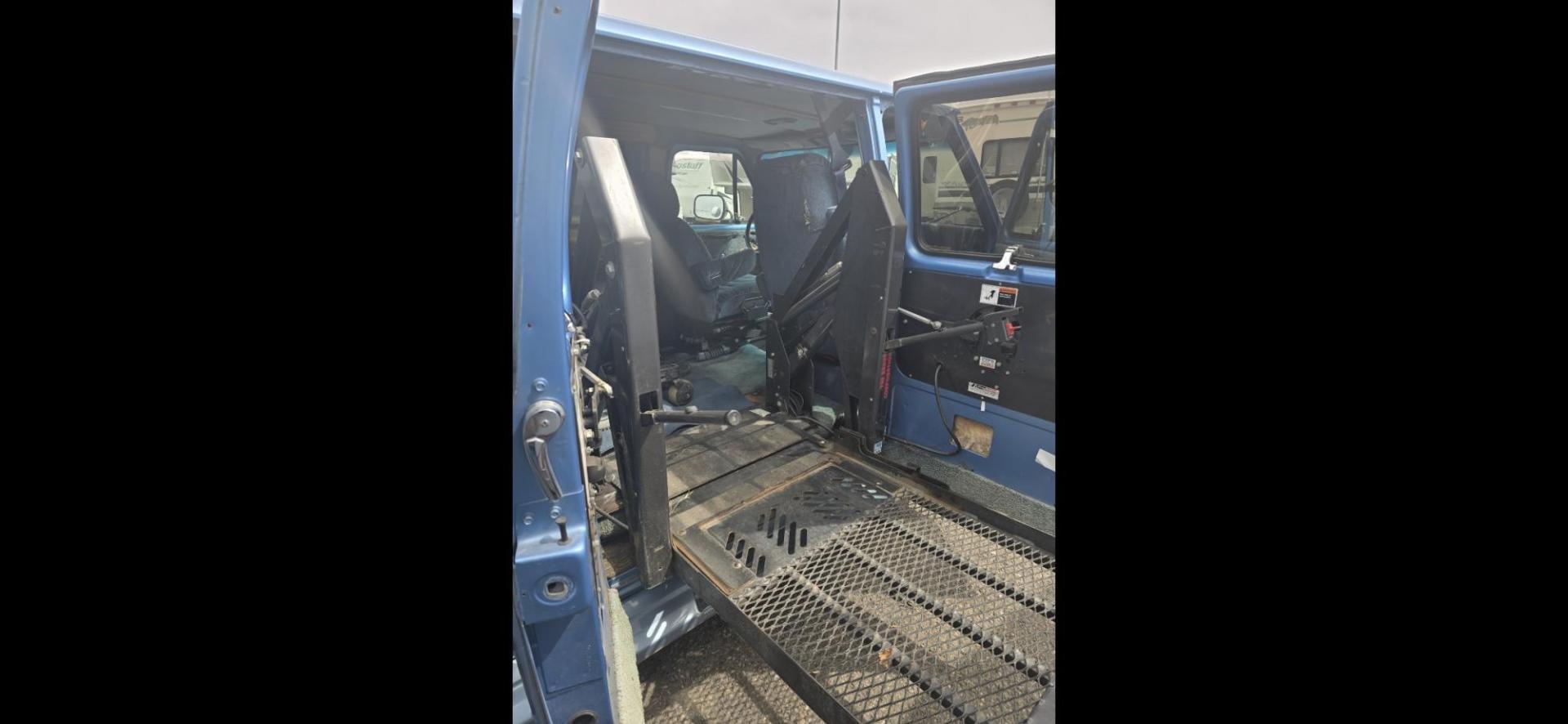 1995 Blue Chevy Conv Van , located at 923 US HWY 87 E., Billings, MT, 59101, (406) 245-0456, 45.795788, -108.451881 - Located in Billings MT $7,995 This van has three way driver's chair. Controls height and spins 360 degrees. Side ramp. Hand controls for brakes and gas. 140,370 miles. Runs and drives fabulous. Conversion Sierra by Waldoch. Auto windows doors locks tilt cruise. BRAND new tires. Jazzy 600 power wh - Photo#6
