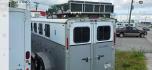 2007 Gray Classic Gold 4 Horse , located at 923 US HWY 87 E., Billings, MT, 59101, (406) 245-0456, 45.795788, -108.451881 - 2007 Classic Gold 4 horse w/ LQ $25,900 Located in Billings MT 2007 Classic 4 horse Gold. 35' overall...28' box lenght. ..horse area 80" X 15'... interior Height 7'... Hay rack... generator... 7' wide ... mangers... rear tack.... 10ft short wall... full bath shower toilet... ac.. forced air - Photo#3