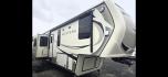 2018 Tan Keystone Montana , located at 923 US HWY 87 E., Billings, MT, 59101, (406) 245-0456, 45.795788, -108.451881 - 2018 Keystone Montana HOME AWAY FROM HOME-- Like New!!! 2018 Montana 3791RD with five slides, 4 season,1 owner, 40' long. Two ducted a/c's, auto leveling, 10 gallon gas dsi water heater, rear den, front king bed, front designer closet, washer dryer combo, fireplace, double door fridge and freezer, - Photo#1