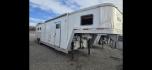 2006 White Exiss 3 Horse LQ , located at 923 US HWY 87 E., Billings, MT, 59101, (406) 245-0456, 45.795788, -108.451881 - Photo#1