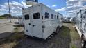 2005 White Merhow 4 Horse w/Slide , located at 923 US HWY 87 E., Billings, MT, 59101, (406) 245-0456, 45.795788, -108.451881 - 2005 Trails West Sierra 9140SO 4 Horse LQ 2005 Trails West 4 Horse w/slide Located in Billings MT $27,500 Nice Clean Trailer-Model 9140SO 4 horse with a full auto slide and electric front jack, 7' wide, w/mangers, 11' Shortwall, huge neo angle shower, full bath, shower toilet, a c, hot water - Photo#5