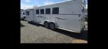 2005 White Merhow 4 Horse w/Slide , located at 923 US HWY 87 E., Billings, MT, 59101, (406) 245-0456, 45.795788, -108.451881 - 2005 Trails West Sierra 9140SO 4 Horse LQ 2005 Trails West 4 Horse w/slide Located in Billings MT $27,500 Nice Clean Trailer-Model 9140SO 4 horse with a full auto slide and electric front jack, 7' wide, w/mangers, 11' Shortwall, huge neo angle shower, full bath, shower toilet, a c, hot water - Photo#2