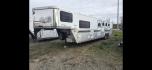 2003 White Sundowner Sierra , located at 923 US HWY 87 E., Billings, MT, 59101, (406) 245-0456, 45.795788, -108.451881 - 2003 Sundowner Sierra 8010 Located in Billings MT $29,900 Absolute beautiful trailer with high end solid oak cabinets, double door fridge.4 horse slant, 8' wide, aluminum on aluminum, hay rack, mangers w/storage, full exterior awning, outside speakers, electric front jack, fold down windows in - Photo#2