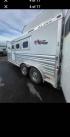 2018 White Platinum 3 Horse LQ , located at 923 US HWY 87 E., Billings, MT, 59101, (406) 245-0456, 45.795788, -108.451881 - 2018 Platinum 3 horse Located in Billings MT $34,900 2018 Platinum 3 horse... aluminum on aluminum...7' 5" wide.... hay rack... fold down windows front side... escape door... Huge mid tack... front dressing room... werm flooring... new tires... 20ft floor... overall 28 ft... inside height 7ft - Photo#3