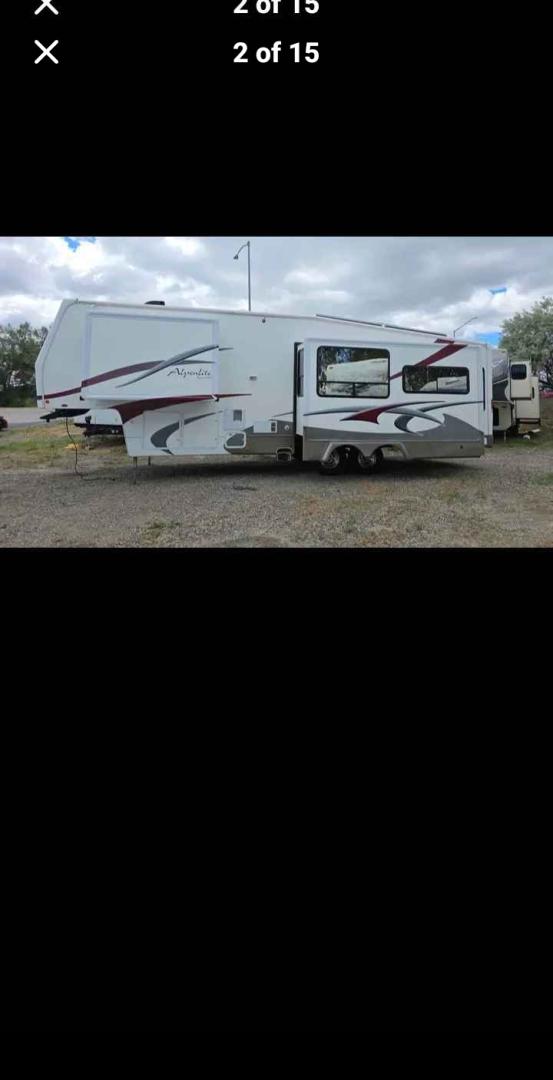 2007 White Western Alpen Lite , located at 923 US HWY 87 E., Billings, MT, 59101, (406) 245-0456, 45.795788, -108.451881 - 2007 Western Rv Alpenlite PERFECT TRAILER FOR A COUPLE!!! 3 slides solid surface countertops, spacious kitchen area, glass enclosed, shower, cold weather package, solar package, slide out cart in underbelly. Front queen bed and couch makes into bed. Could sleep 4. WE CERTIFY OUR USED TRAILERS!!!J- Photo#1