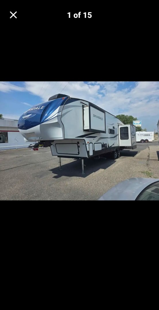 2021 Brown Keystone Springdale , located at 923 US HWY 87 E., Billings, MT, 59101, (406) 245-0456, 45.795788, -108.451881 - 2021 Keystone Springdale 253FWRE Located in Billings MT $24,900 2021 Keystone Springdale 253FWRE 3 slides. 1/2 ton towable luxury living on the road. Front queen bed and booth dinette and couch both make into beds.Could sleep six. This camper takes all the work out of camping w/auto front jack- Photo#1