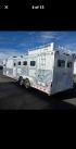 2001 White Elite 4 Horse LQ , located at 923 US HWY 87 E., Billings, MT, 59101, (406) 245-0456, 45.795788, -108.451881 - 2001 Elite 4 horse 12ft short wall Located in Billings MT $38,500 2001 Elite four horse 8 wide in really good shape. Has not had the wheels run off of it. Inside and out are in great shape. 8 wide 4 horse aluminum on aluminum. A big rear and side tack allow for all the tack to go up n down- Photo#2