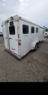 2012 White Bison Trail Express , located at 923 US HWY 87 E., Billings, MT, 59101, (406) 245-0456, 45.795788, -108.451881 - 2012 Bison Trail Epress 380 Located in Billings MT $25,900 This is a really nice 2 owner, 3 horse, 7' wide, living quarter horse trailer. Aluminum on steel, auto awning and auto front jacks, full bath, shower, toilet, a/c, furnace, hot water, stud stall, fold down windows on front. Front quee- Photo#3